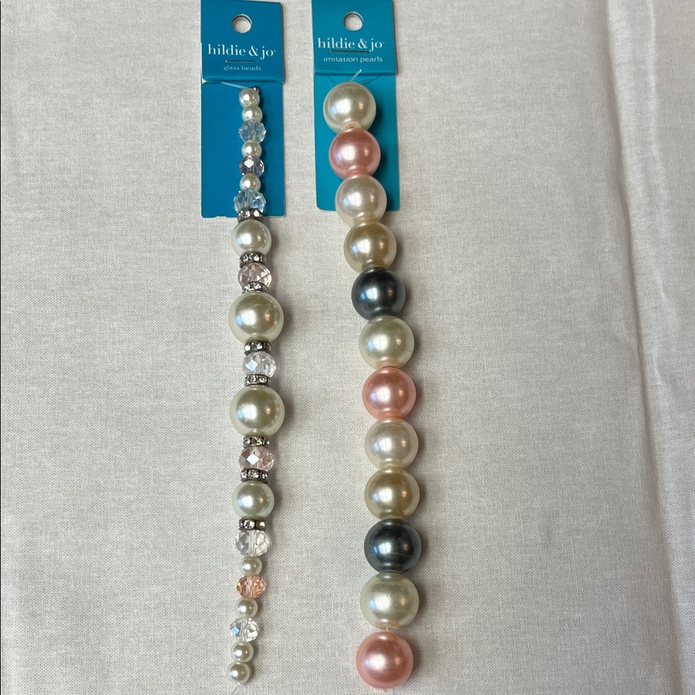 Hildie & Jo imitatio pearl and glass beads